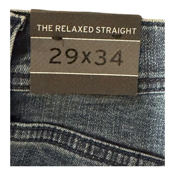 NEW Liverpool Men's Relaxed Straight Jeans 29x34 Medium Wash Blue Denim‎ NWT - Picture 4 of 6